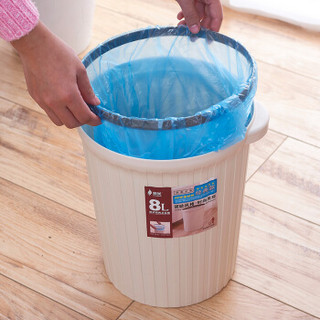 顺美 8L垃圾桶 圆形纸篓 简易欧式卫生桶 SM-2850