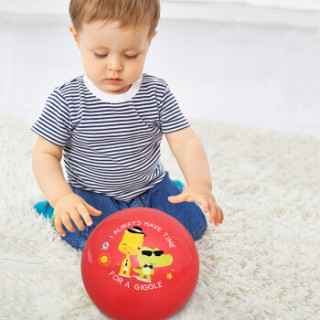 费雪(Fisher Price)玩具 宝宝玩具球 8寸拍拍球儿童小皮球(赠送打气筒)F0518