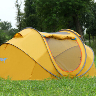 喜马拉雅户外双人帐篷全自动速开 防雨野外露营折叠帐蓬HT9603 蓝色