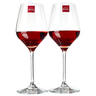 洛娜（RONA）红酒杯高脚杯欧洲进口酒具470ml*2