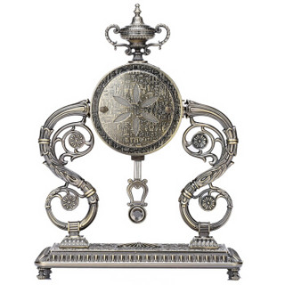 timess座钟 古典欧式静音创意客厅时钟居家钟表1797