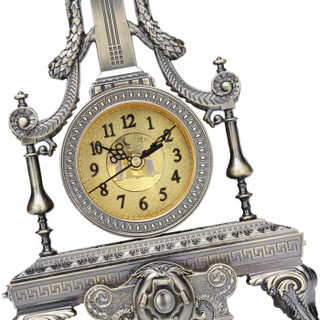 timess座钟 古典欧式静音创意客厅时钟居家钟表1796