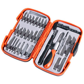 拓为（Tactix）263015 36件雕刻刀组套 手工模型精密 工具笔刀组合套装