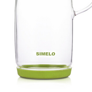SIMELO 施美乐 普通玻璃杯 1.2L 绿色