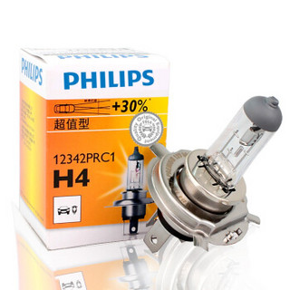 飞利浦（PHILIPS）小太阳超值型车灯套装H4/H4/H7汽车灯泡 3支装