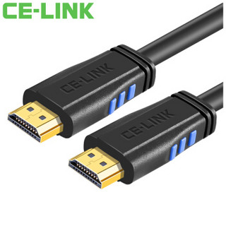 CE-LINK HDMI线2.0版 2k*4k数字高清线 3D视频线 笔记本电脑电视投影仪显示器连接线 圆线 黑色 2米 1810