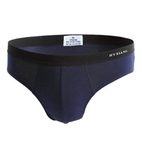 恒源祥 男士内裤男三角裤中腰纯色棉质青年裤头透气内裤男 棉三角裤4条混色礼盒装 H016 185(XXXL) (多色、XXXL、三角裤、棉质面料)