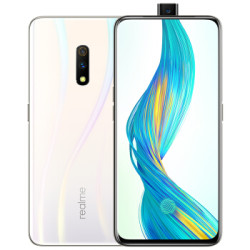 realme X 4800万双摄 升降摄像头 屏下指纹 游戏智能手机6GB+64GB 蒸汽白 全网通双卡