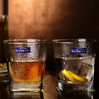 商品喜碧(scybe)威尔斯四角玻璃水杯茶杯 300ml 6只装