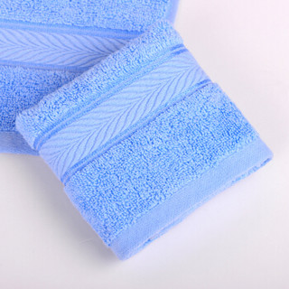 亚光（LOFTEX）出口日本 方巾 纯棉吸水小毛巾 全棉素色亲肤擦脸巾 奇迹 蓝色 34*34cm