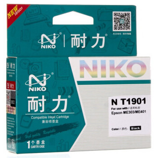 耐力（NIKO）N T1901 四色墨盒套装 (适用爱普生 ME303/ME401)