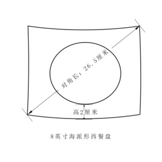 SKYTOP斯凯绨 陶瓷创意西餐盘骨瓷牛排盘纯白8英寸+10英寸海派形