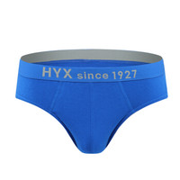 恒源祥 男士内裤三角裤男弹力中腰裤头U凸囊袋 G0103 XL175/100 (黑色系、XL、三角裤、棉质)