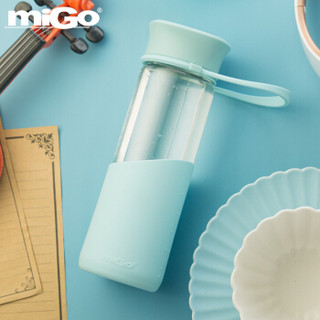 MiGo 10-01578 耐热玻璃杯 500ml 湖蓝