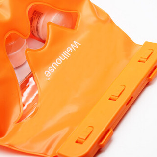 WELLHOUSE 户外游泳包防水包手机防水袋数码漂流登山沙滩滑雪收纳用品橙色中号