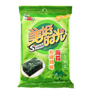 喜之郎 美好时光 原味海苔37.5g 综合量贩装 健康即食紫菜