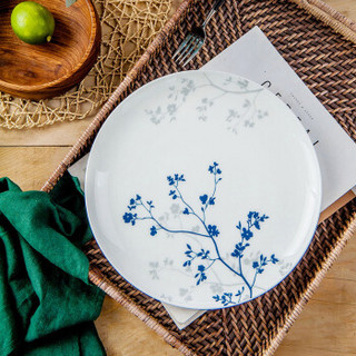 SKYTOP斯凯绨 餐具套装碗盘碟陶瓷骨瓷日式创意时尚20头摇曳