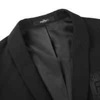 SEVEN 柒牌 西服男中青年潮流时尚图腾单件西服外套 113C18060