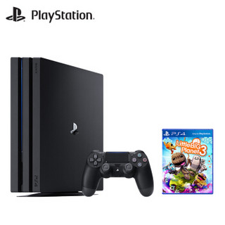 6.1日：索尼（SONY）PlayStation 4 Pro 家用游戏机 1TB 黑色+《小小大星球3》套装