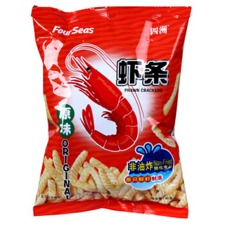 四洲 休闲食品 膨化食品 虾条(原味) 80g