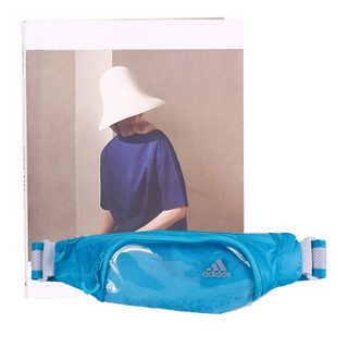 adidas 阿迪达斯 男女款户外运动腰包 休闲旅游运动腰包 BR1357 能量蓝