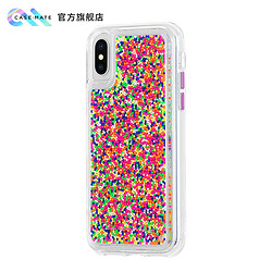 Case Mate苹果iPhone XS/Max五彩糖末透明时尚ins手机壳保护套