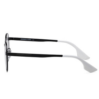 MCQ 麦昆 eyewear 男女光学镜架 中性款近视眼镜框 MQ0077O-002 黑色镜框 49mm