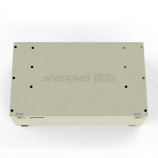 胜为（shengwei）12芯ODF光纤配线架12芯LC多模满配 标准19英寸抽拉机架式1.2mm冷轧板 ODF-1012L-M
