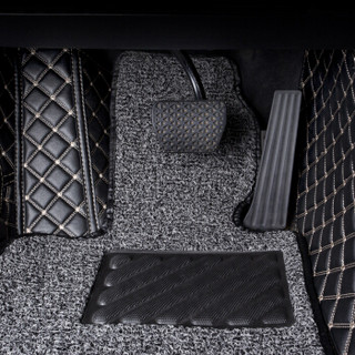 CHELIYOU 车丽友 全包围丝圈双层汽车脚垫 专用于2015-2018款日产全新逍客装饰改装脚垫
