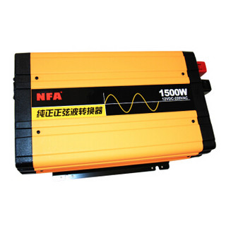 NFA逆变器 7555V 1500W 大功率 纯正正弦波逆变器 24V转220V 转换器 稳定电压逆变器   配连接线  厂家直发