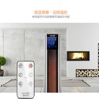 澳柯玛（AUCMA）京东微联APP控制WiFi遥控定时触屏立塔式家用电暖风机取暖器/电暖器/电暖气NF22M631(Y)