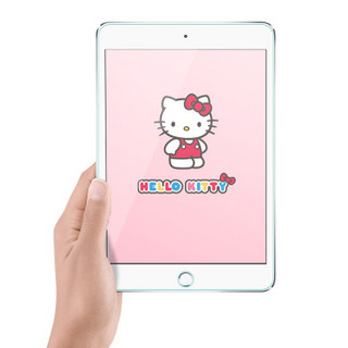 Hello Kitty 苹果新iPad7钢化膜 2018新款/iPad Air/Air2/Pro9.7英寸屏幕保护贴膜 高清防爆 弧边