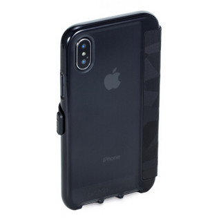 tech21苹果X/10手机壳 iPhone X/XS 通用 防摔手机壳/保护套 3米防摔 钱夹款 5.8英寸 黑色