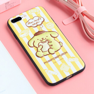 Hello Kitty 苹果7/8 Plus手机壳 iPhone7/8 Plus保护套 卡通可爱全包防摔立体手机套 5.5英寸-面包心语