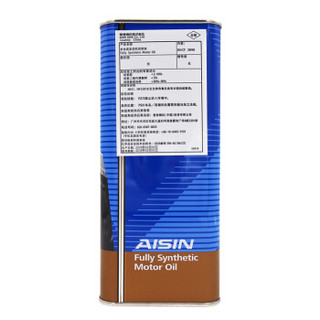 爱信（AISIN）金装PAO&酯类全合成机油5W40 SN/CF级 4L