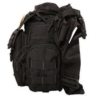 MAGFORCE 麦格霍斯 台马战术包 机动鞍袋 户外单肩包iPad包  男休闲斜挎背包 0414黑色
