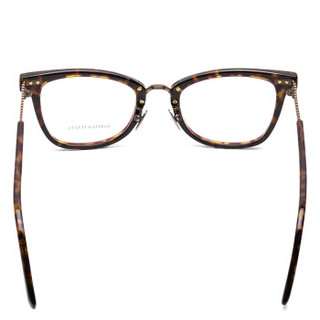 葆蝶家Bottega Veneta eyewear 女士光学镜架 BV经典方形近视眼镜框 BV0104O-002 哈瓦那镜框 50mm