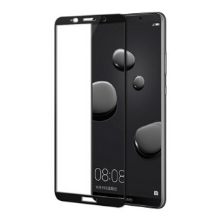 ESCASE 华为Mate10 Pro钢化膜 全屏覆盖高清防爆防指纹/玻璃膜手机贴膜  黑色