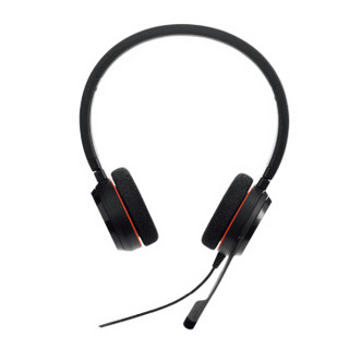 捷波朗(Jabra)双耳话务耳机头戴式耳机客服耳机呼叫中心耳麦Evolve 20 UC USB被动降噪可连电脑