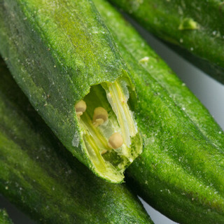 果然萌 黄秋葵即食脱水蔬菜干 休闲零食蜜饯果干  秋葵珍脆60g/罐