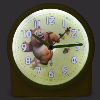 商品txl闹钟 熊出没儿童闹钟卡通宝宝可爱静音钟个性学生熊熊乐园熊二