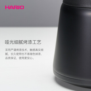 日本HARIO V60不锈钢保温咖啡壶双层便携真空隔热水壶VHS 白色