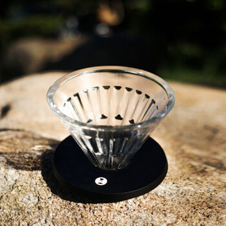 泰摩TIMEMORE 冰瞳手冲咖啡滤杯 V60通用耐热玻璃滴滤杯01号