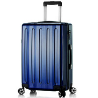 B.L.B.L 贝尔贝拉 拉杆箱 万向轮20英寸男女登机行李箱时尚轻盈旅行箱 蓝色