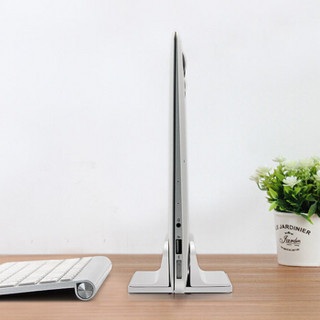技光（JEARLAKON）JK-L07 笔记本电脑支架 铝合金立式桌面收纳架 苹果小米通用金属托架底座