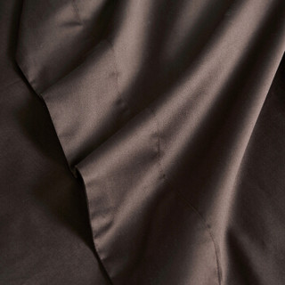 时光居品(turqua)床单 全棉60支贡缎纯色双人床单单件245*270cm 长绒棉缎纹纯棉素色简约被单 太妃咖1.8米床