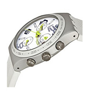 斯沃琪(Swatch)手表 风尚系列 石英男表 雪原极光YCS4051