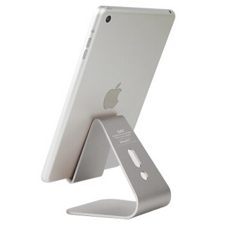 毕亚兹 手机支架 桌面多功能手机平板支架 车载金属懒人支架 适用于手机/平板/苹果/三星/小米 B1-银