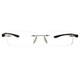 恋上（LianSan）老花镜男女通用无框高清时尚 树脂镜片老花眼镜 5017 黑色 150度