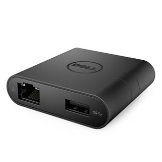 戴尔（DELL）DA200 移动转换适配器 USB-C转HDMI/VGA/以太网/USB 京东自营